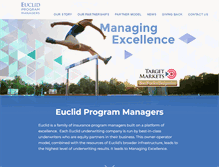 Tablet Screenshot of euclidprograms.com